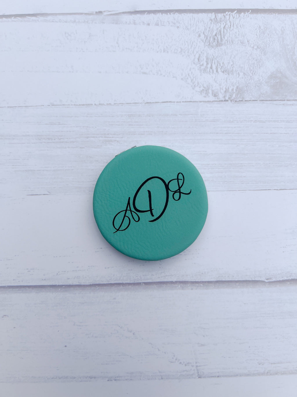 Personalized Compact Mirror - Engraved Compact - Wedding Favor - Bridesmaid Gift - Double Sided Make Up Mirror, Monogram Gift