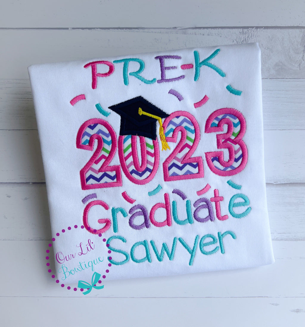 Graduation Shirt - Pre-K Graduation Shirt - Preschool Grad - Grad Shirt -Personalized Grad Shirt - Kindergarten Graduation - 2026 Grad - VPK