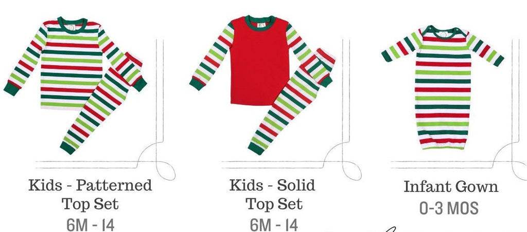 PRE-ORDER Santas Sleigh Pajamas - Christmas PJs- Pajamas- Personalized Christmas PJs - Christmas Reindeer - Matching Christmas Pajamas