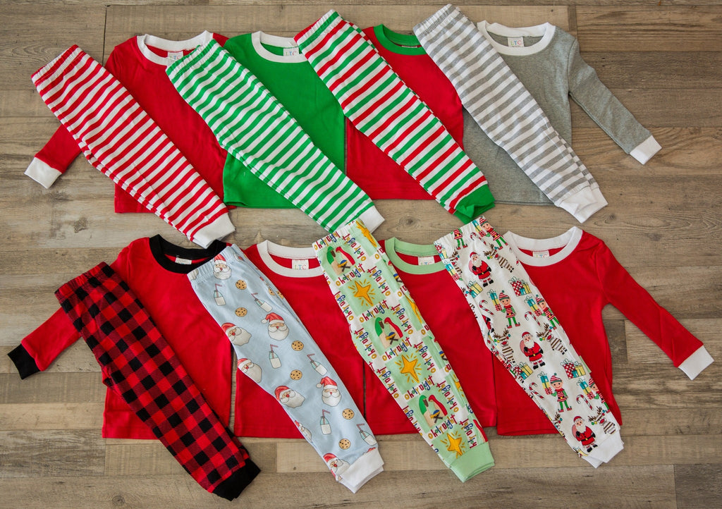 PRE-ORDER Christmas Dozer - Boy's Christmas PJs- Christmas Tree - Personalized Christmas PJs - Christmas Truck PJS - Christmas Pajamas
