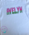Girls Watermelon Shirt: Personalized Summer Name Tee