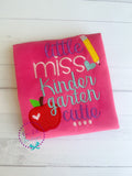 Kindergarten Cutie Shirt - Back to School - Customizable Colors