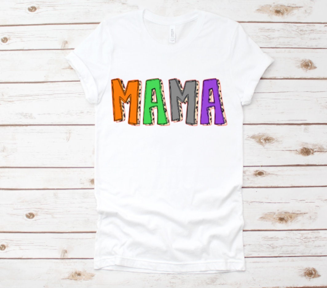 Personalized Halloween Shirt: Leopard Name Tee