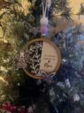 Memory Ornament - Christmas Ornament - Gifts for Loss - Memorial Ornament - Butterfly Memorial Ornament - Butterfly Ornament