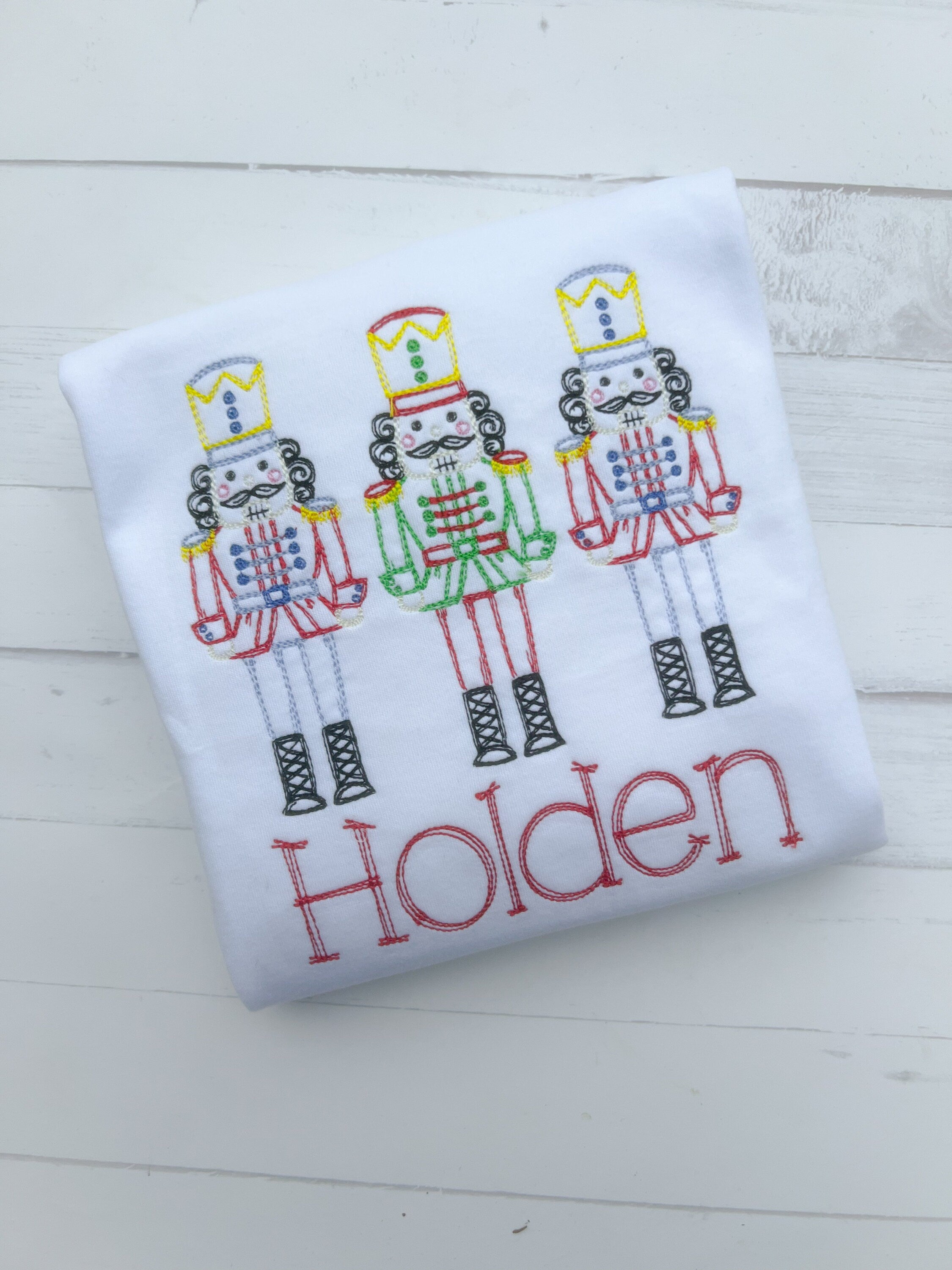 Personalized Christmas Shirt - Nutcracker Shirt - Personalized Christmas Shirt - Boys Christmas Shirt - Nutcracker Trio