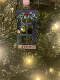 Home Ornament - Laser Wood Christmas Ornament -Rustic Decor - Christmas Decor - Personalized House Ornament - New Home Ornament - Front Door