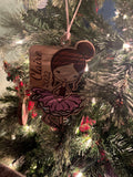 Dancer Ornament - Wooden Hanging Christmas Tree Ornament - Ballerina Lover - Dance Gift - Dancer Ornament - Ballerina Gift - Dance Gift