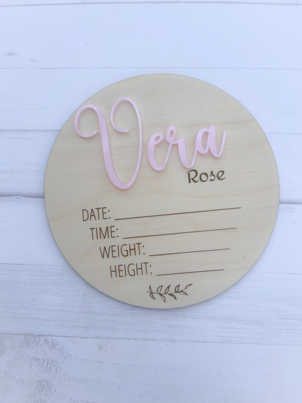 Wooden Birth Announcement - Baby Name Sign - Birth Stat Sign - Baby Name Announcement - Hospital Name Sign - Baby Shower Gift - Baby Gift