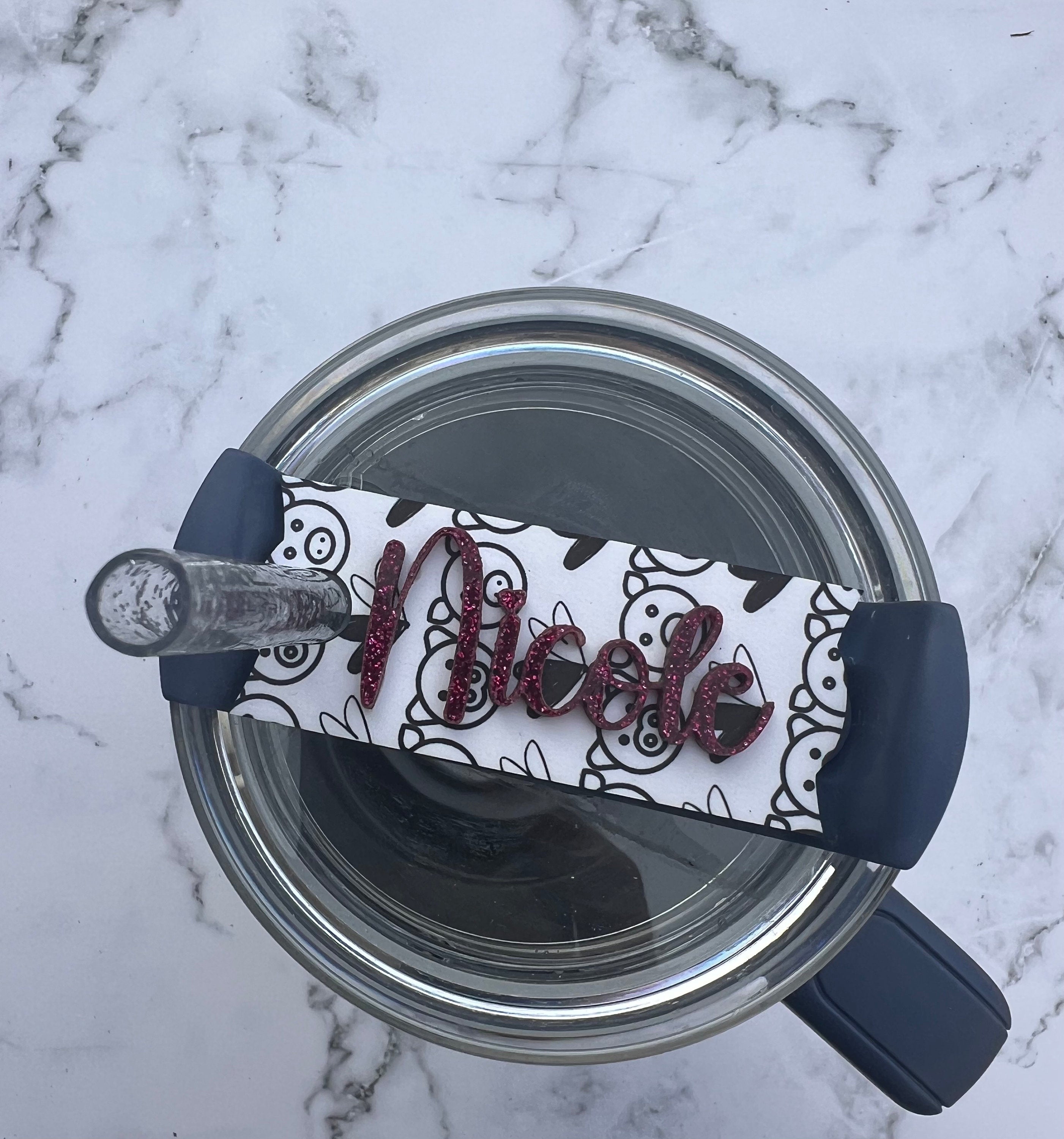 Pigs - Custom Tumbler Name Tag 20oz, 30oz or 40 oz - Custom Tumbler Topper