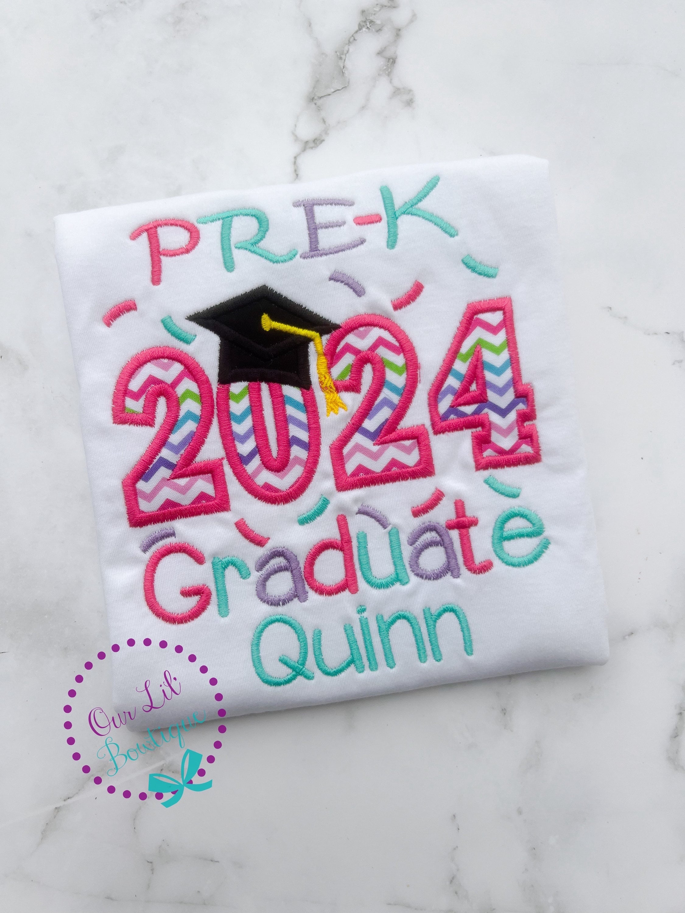 Graduation Shirt - Pre-K Graduation Shirt - Preschool Grad - Grad Shirt -Personalized Grad Shirt - Kindergarten Graduation - 2026 Grad - VPK
