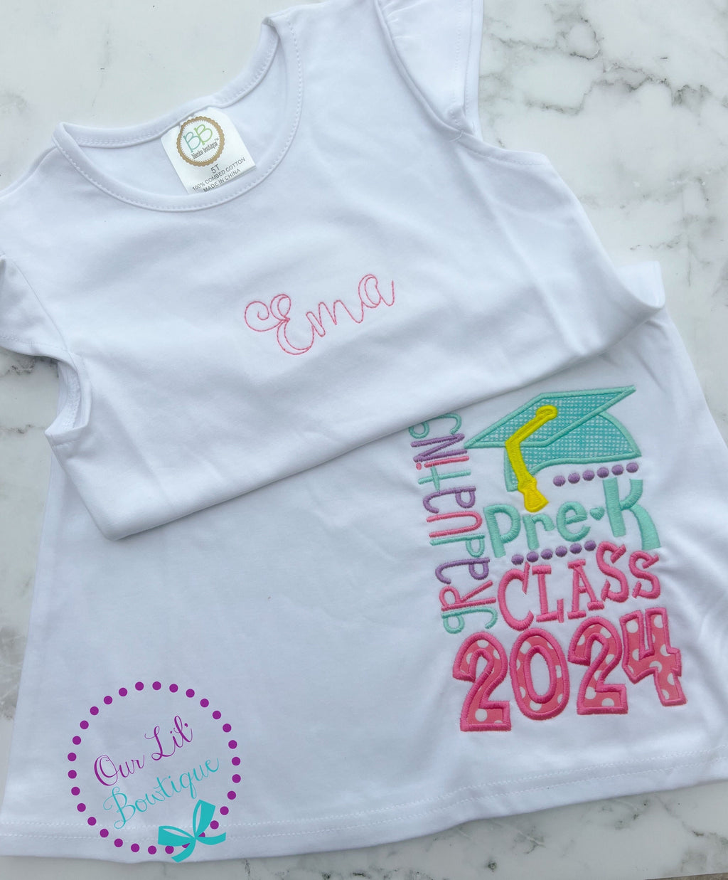 Graduation Shirt - Pre-K Graduation Shirt - Preschool Grad - Grad Shirt -Personalized Grad Shirt - Kindergarten Graduation - 2026 Grad