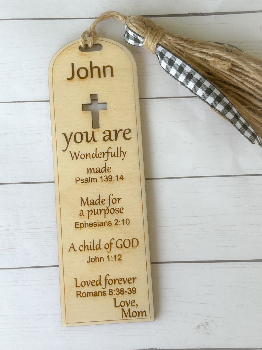 Religious Gift - Personalized Bookmark - Catherine of Siena - Bookmark - Catholic Book - Wooden Bookmark - Keepsake - Holy Communion
