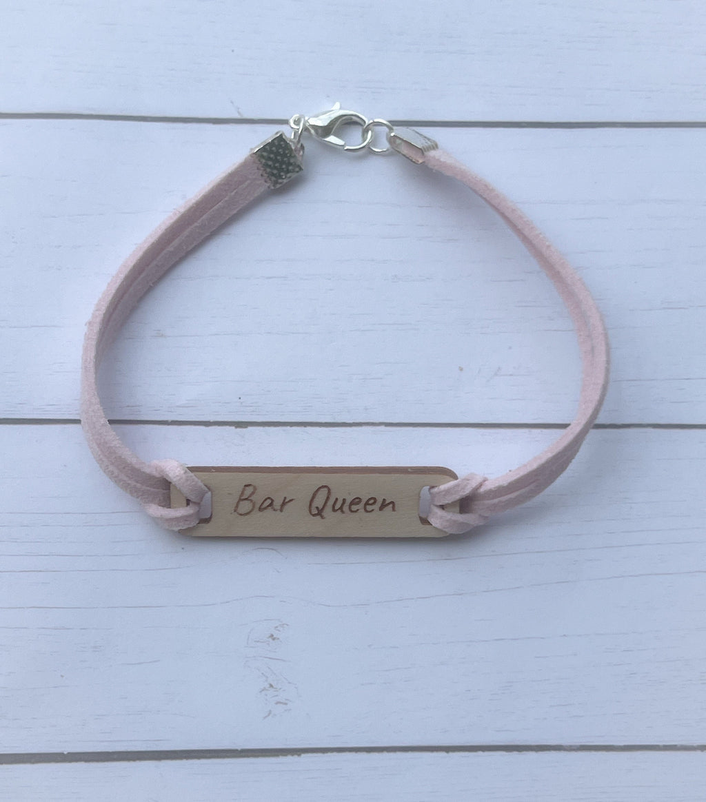 Gymnastic Bracelet - Custom Wood Bracelet - Wooden Bracelet - Gymnastics Gift