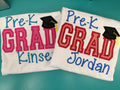 Personalized Pre-K Graduation Shirt: Embroidered Cotton Top- 2026 Grad