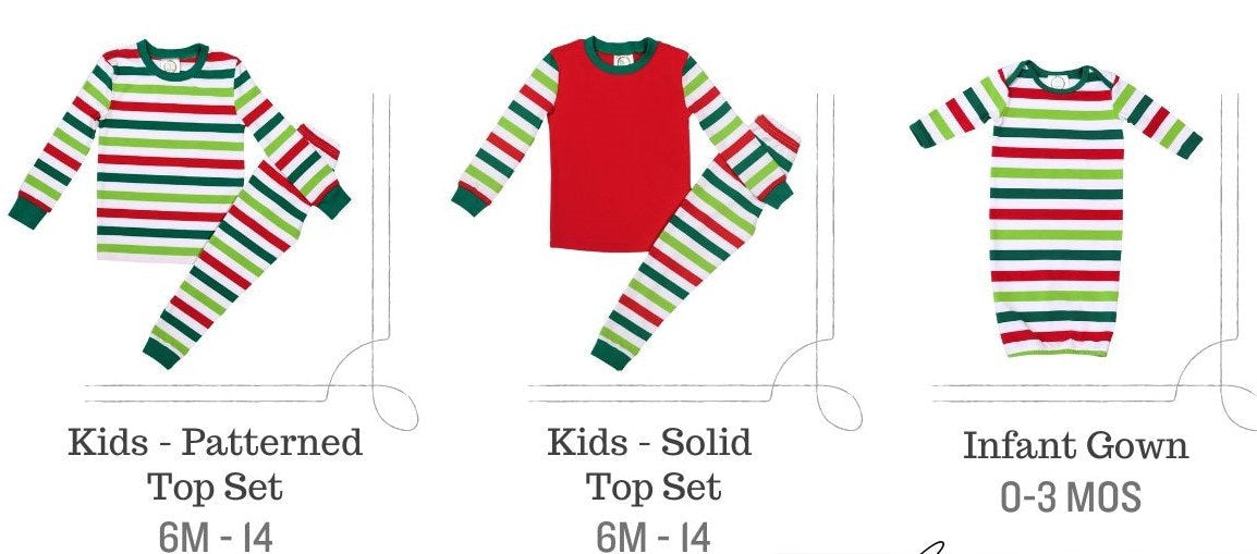 PRE-ORDER Snowman Snowglobe Christmas Pajamas: Personalized Cotton PJs