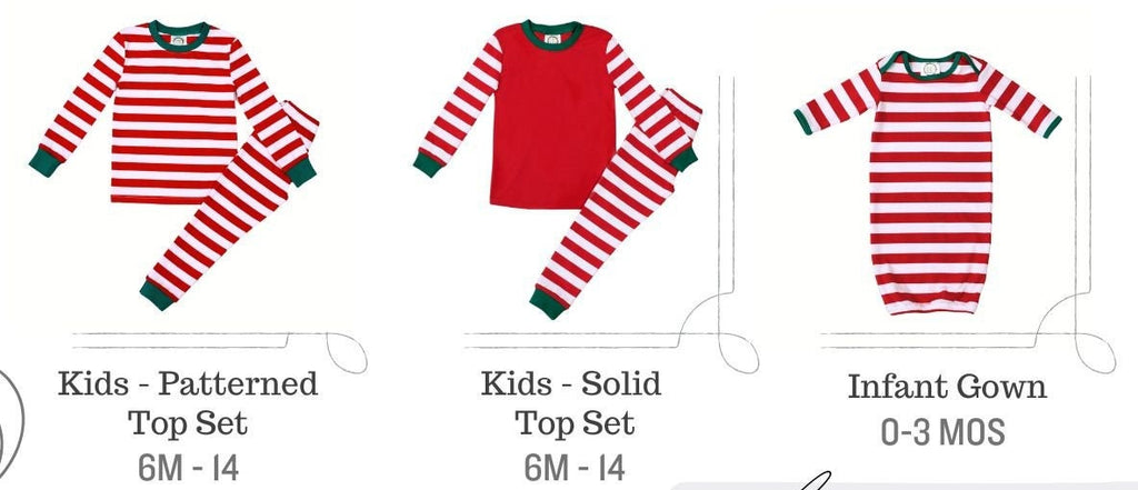PRE-ORDER Snowman Snowglobe Christmas Pajamas: Personalized Cotton PJs