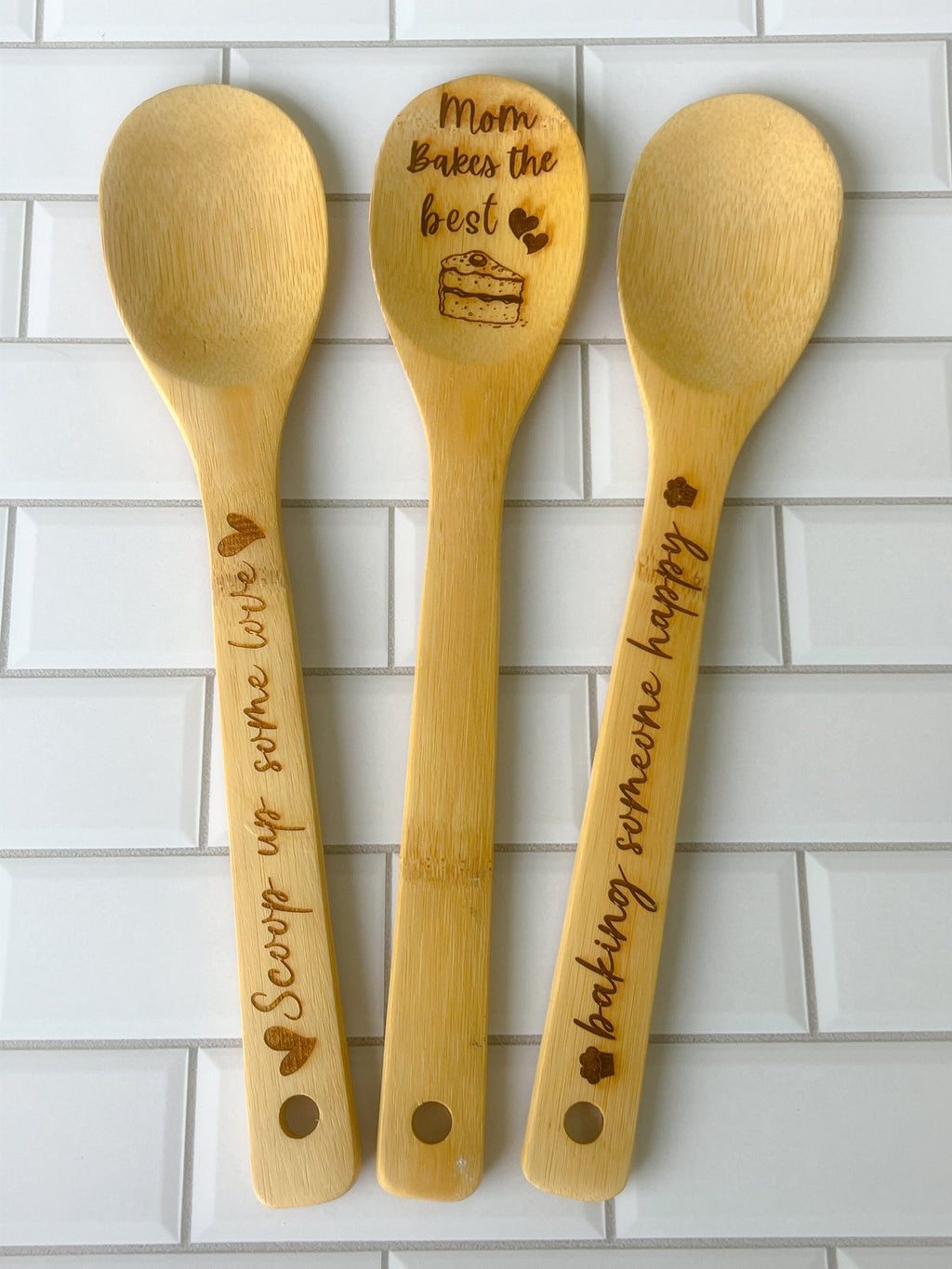 Personalized Wooden Spoon - Mother’s Day Gift - Personalized Cooking Tools - Baking Gift - Gift for her