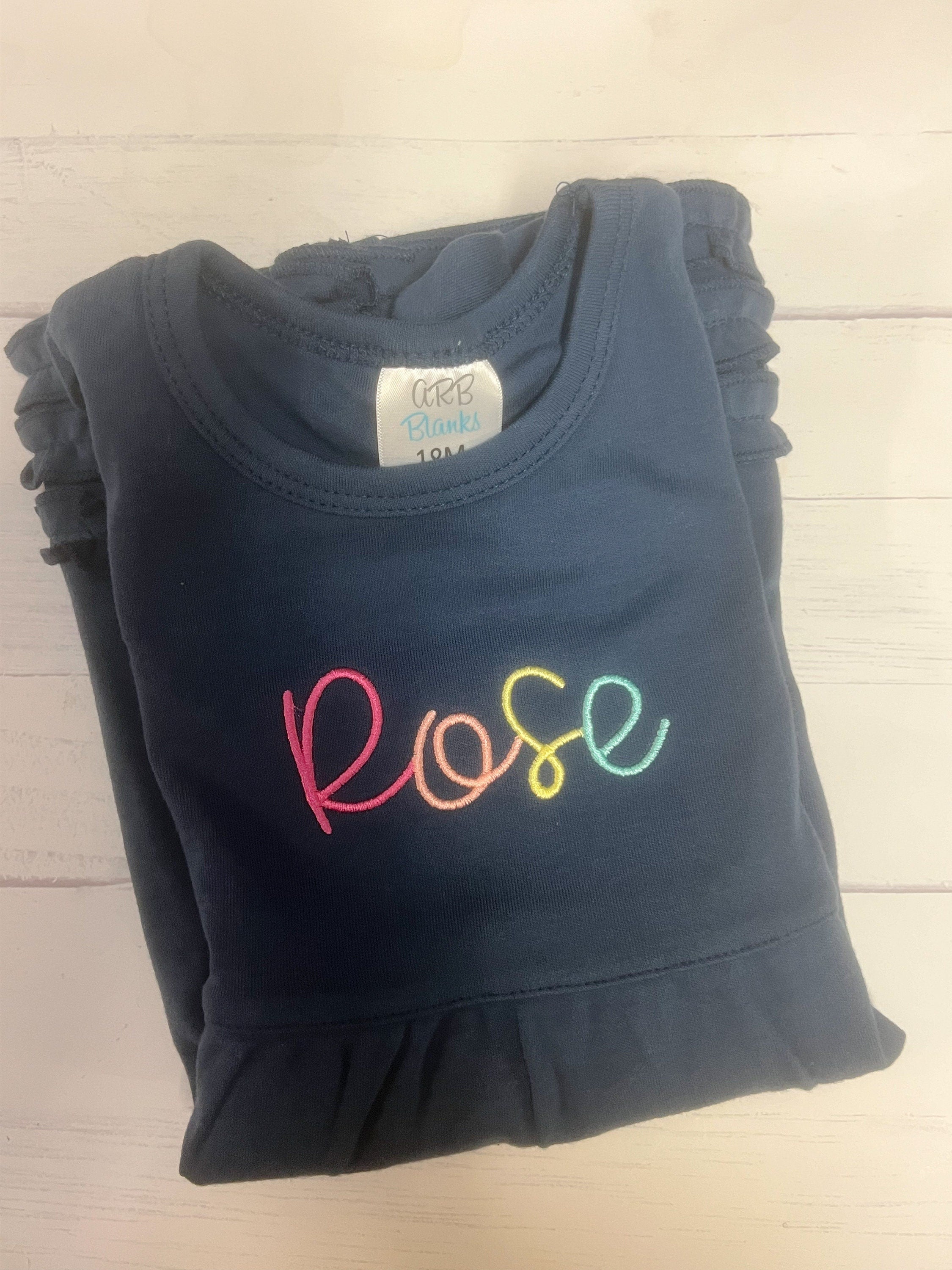 Personalized Girls Dress - Name Dress - Girls Name Dress - Colorful Name Dress - Rainbow Name - Kids Name Dress - Kids Gift - Personalized