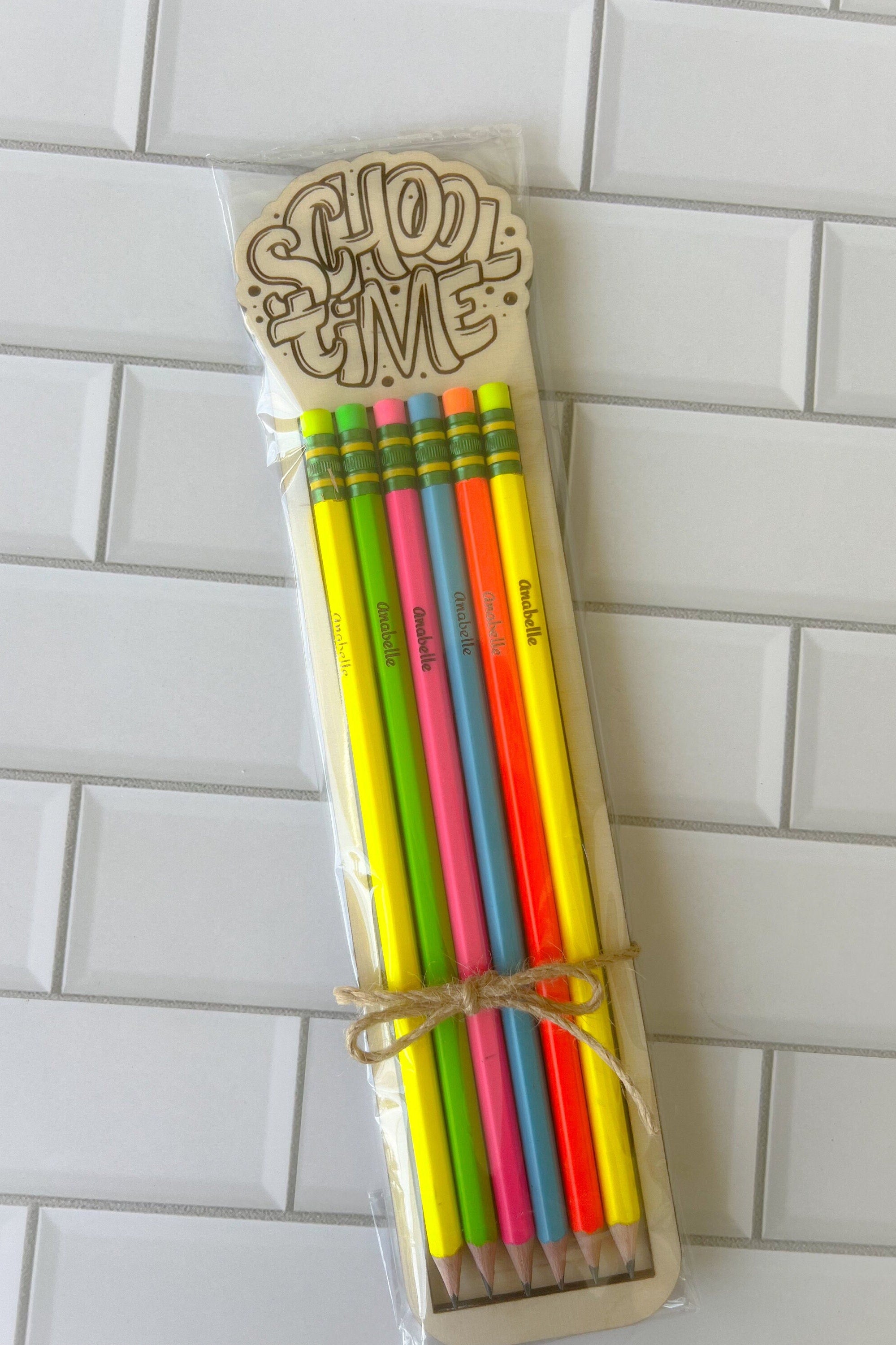 Gymnastics Pencil Set - 6 Personalized Pencils - Engraved Pencils - Back to School - School Supplies - Gift Set - Gymnastics Gift