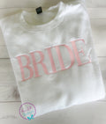 Bride Embroidered Sweatshirt: Bridal Shower Gift