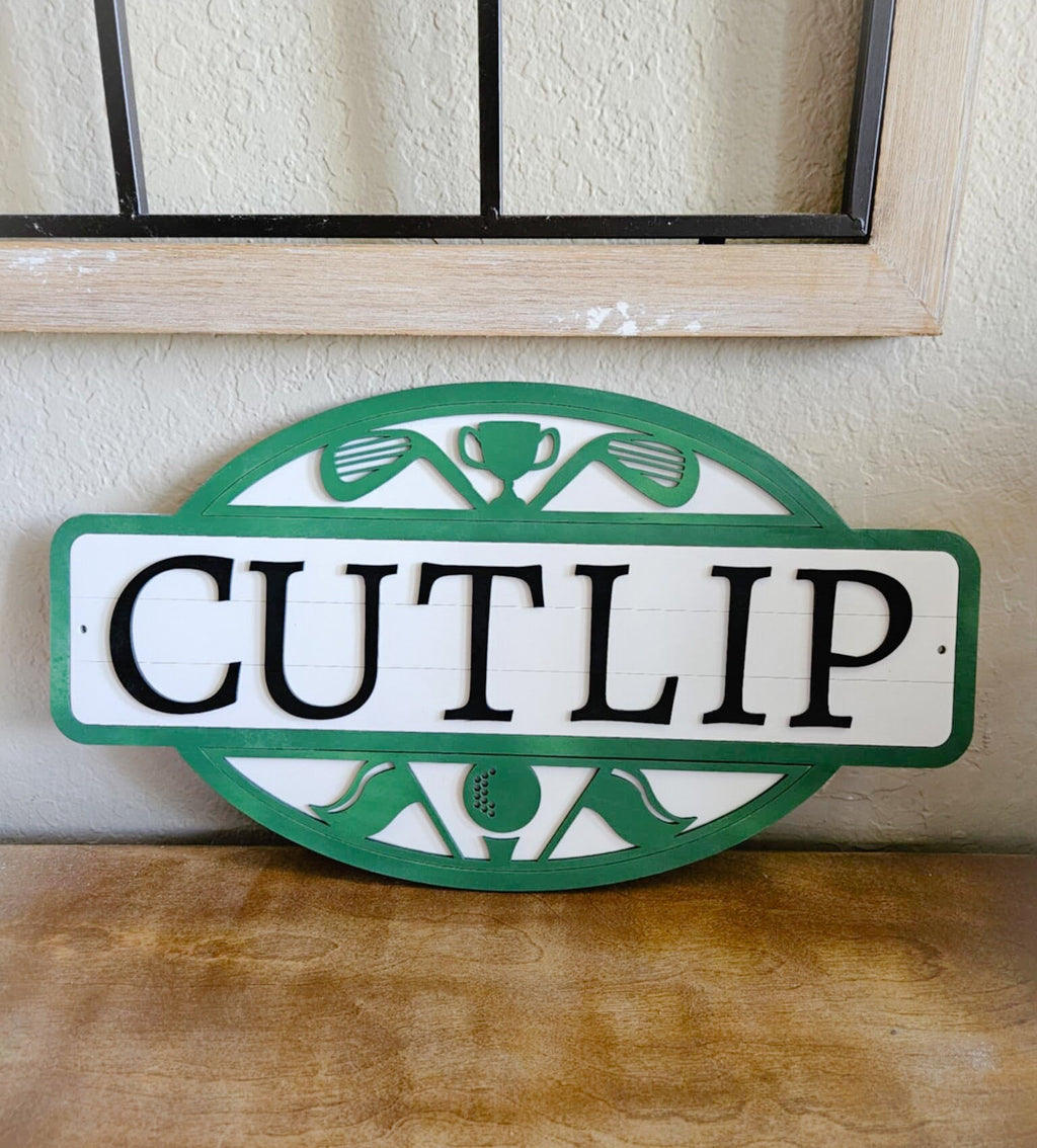 Personalized Golf Sign - Man Cave Sign - Wall Decor - Patio Decor - Patio Signs - Golf Decor - - Gift for Golfer - Gift for Him