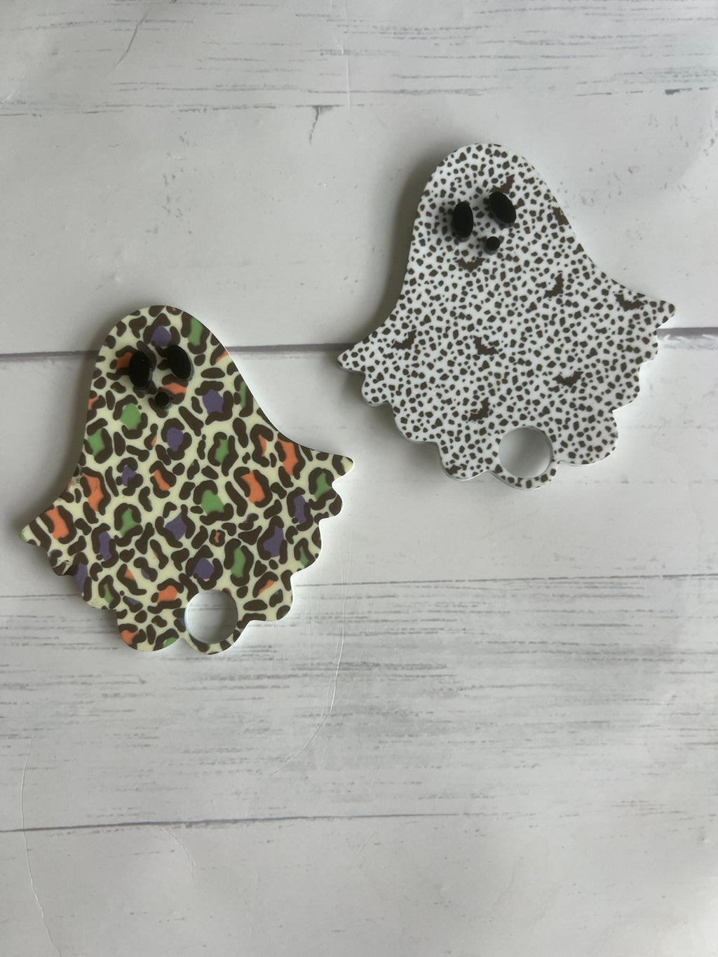 Ghost Cup Topper - Custom Tumbler Topper - Halloween Cup Topper