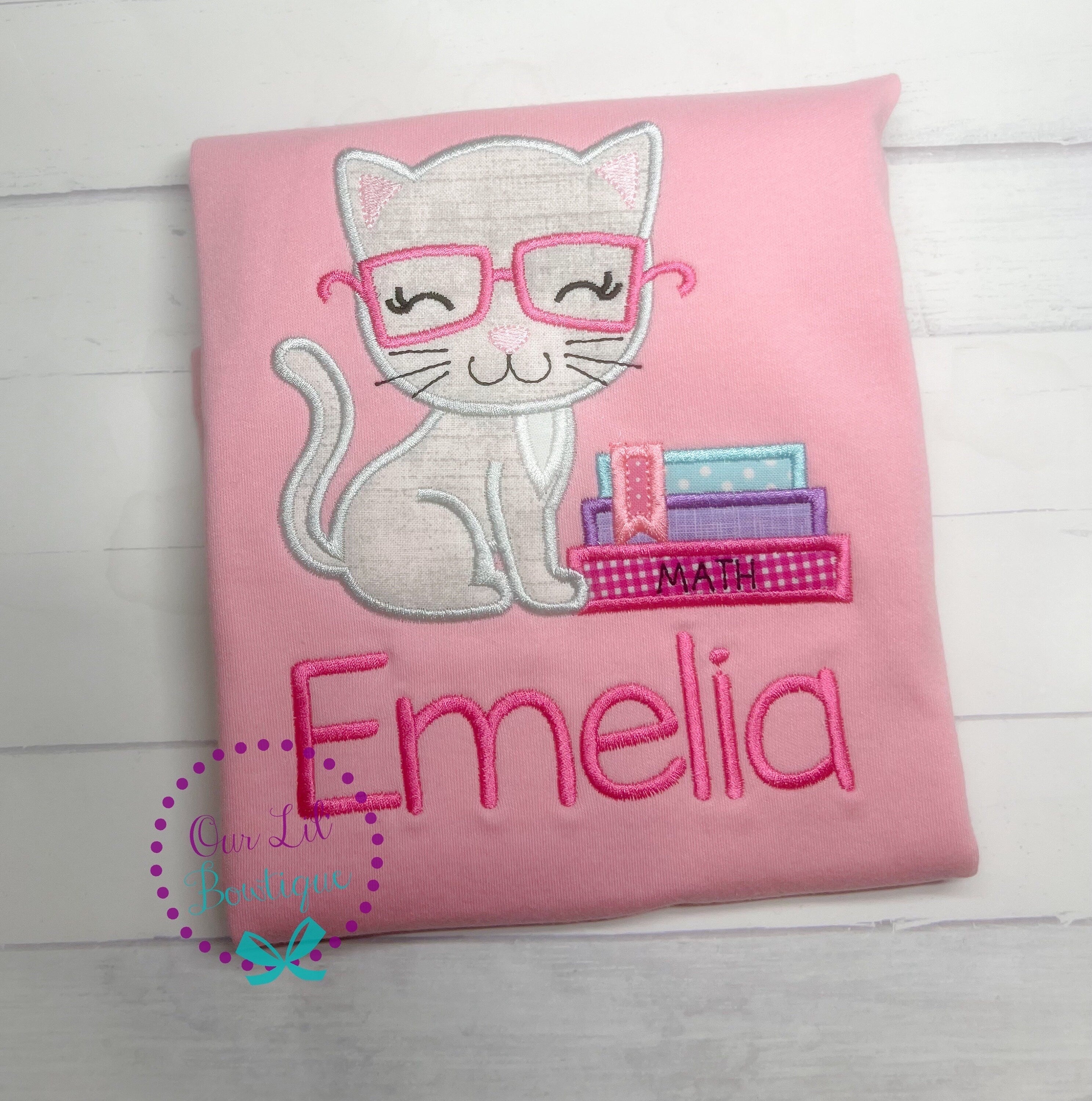 School Shirt - Cat Shirt - School Shirt - Preschool Shirt - Back to School Shirt - Kindergarten Shirt - Girl Back to School - Kitty - Cat