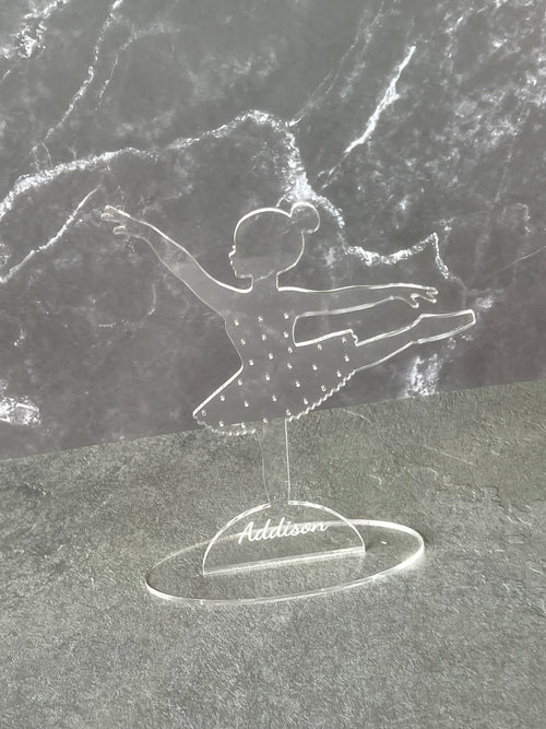 Ballerina Earring Stand - Kids Earring Holder - Jewelry Organizer - Little Girls Earring - Sports Stand
