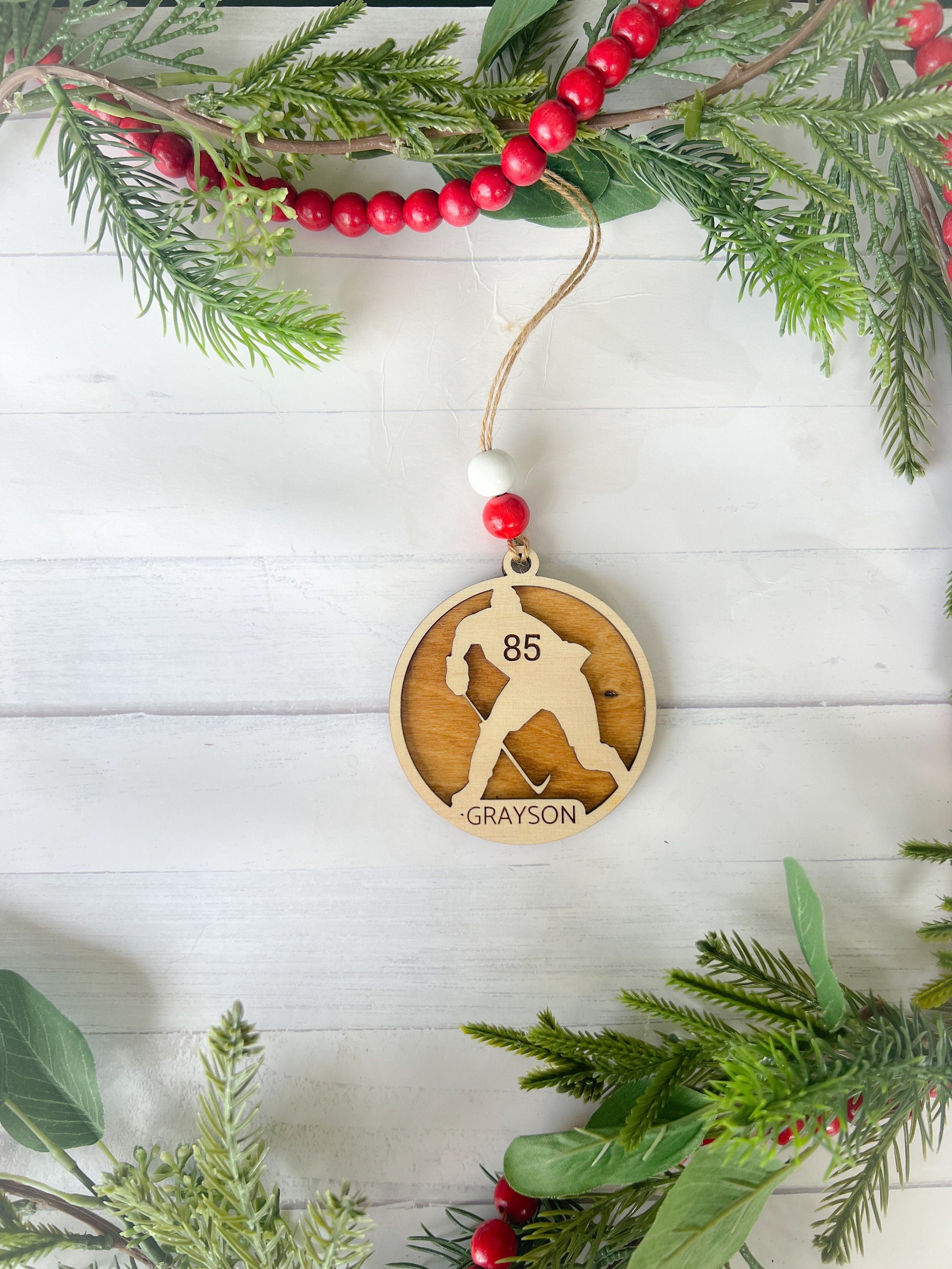 hockey ornament