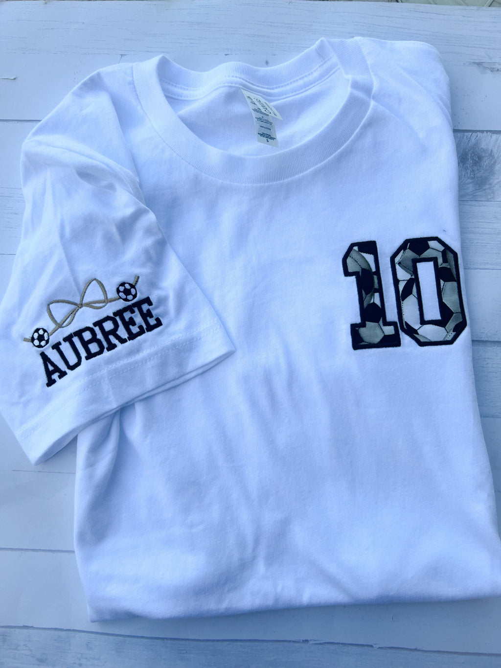 Personalized Football Monogram Tee: Personalized Women's T-Shirt