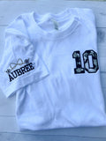 Personalized Soccer Monogram Tee: Personalized Women's T-Shirt