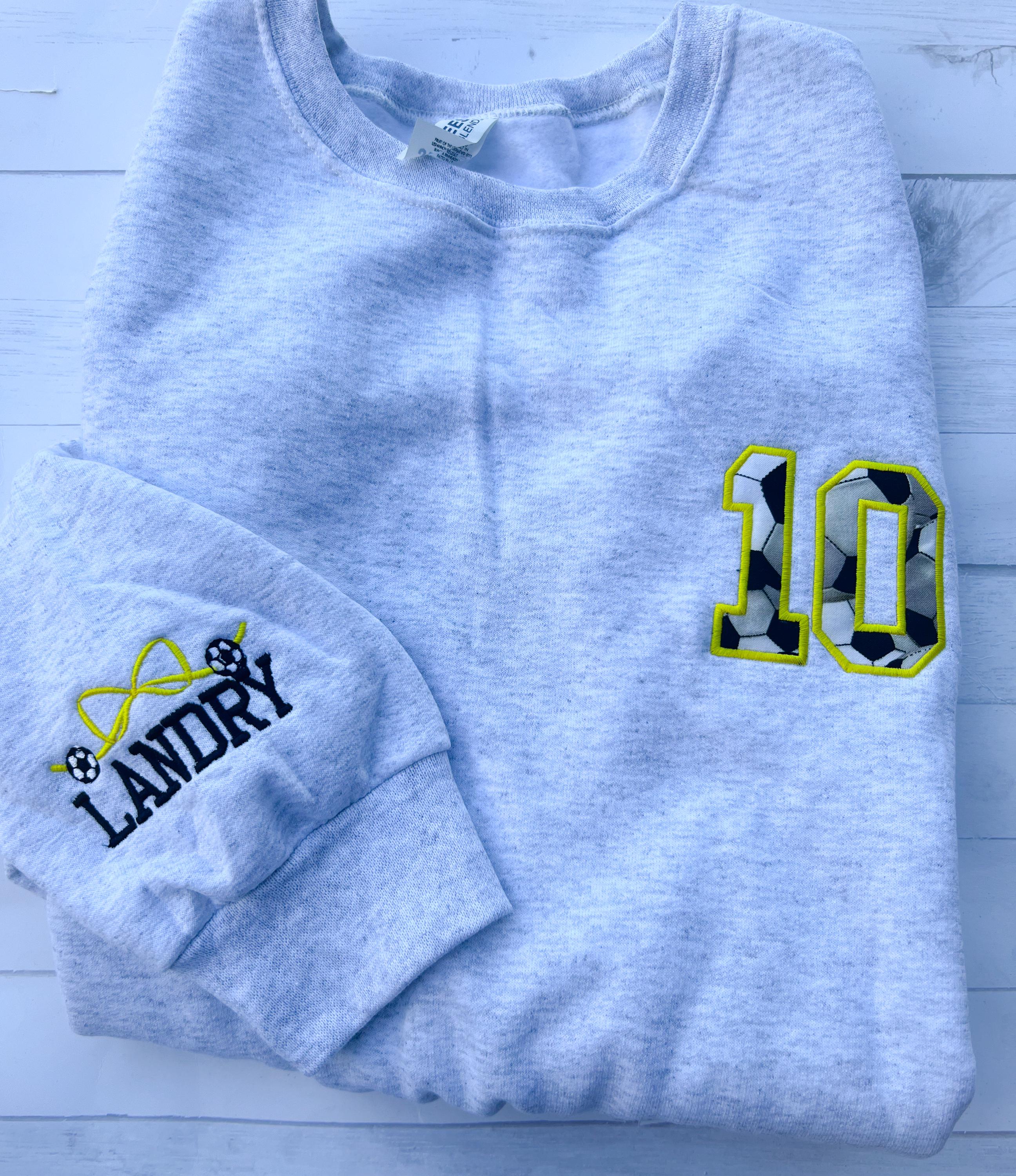 Personalized Soccer Monogram Tee: Personalized Women's T-Shirt