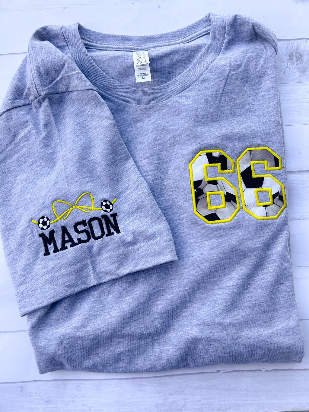 Personalized Football Monogram Tee: Personalized Women's T-Shirt