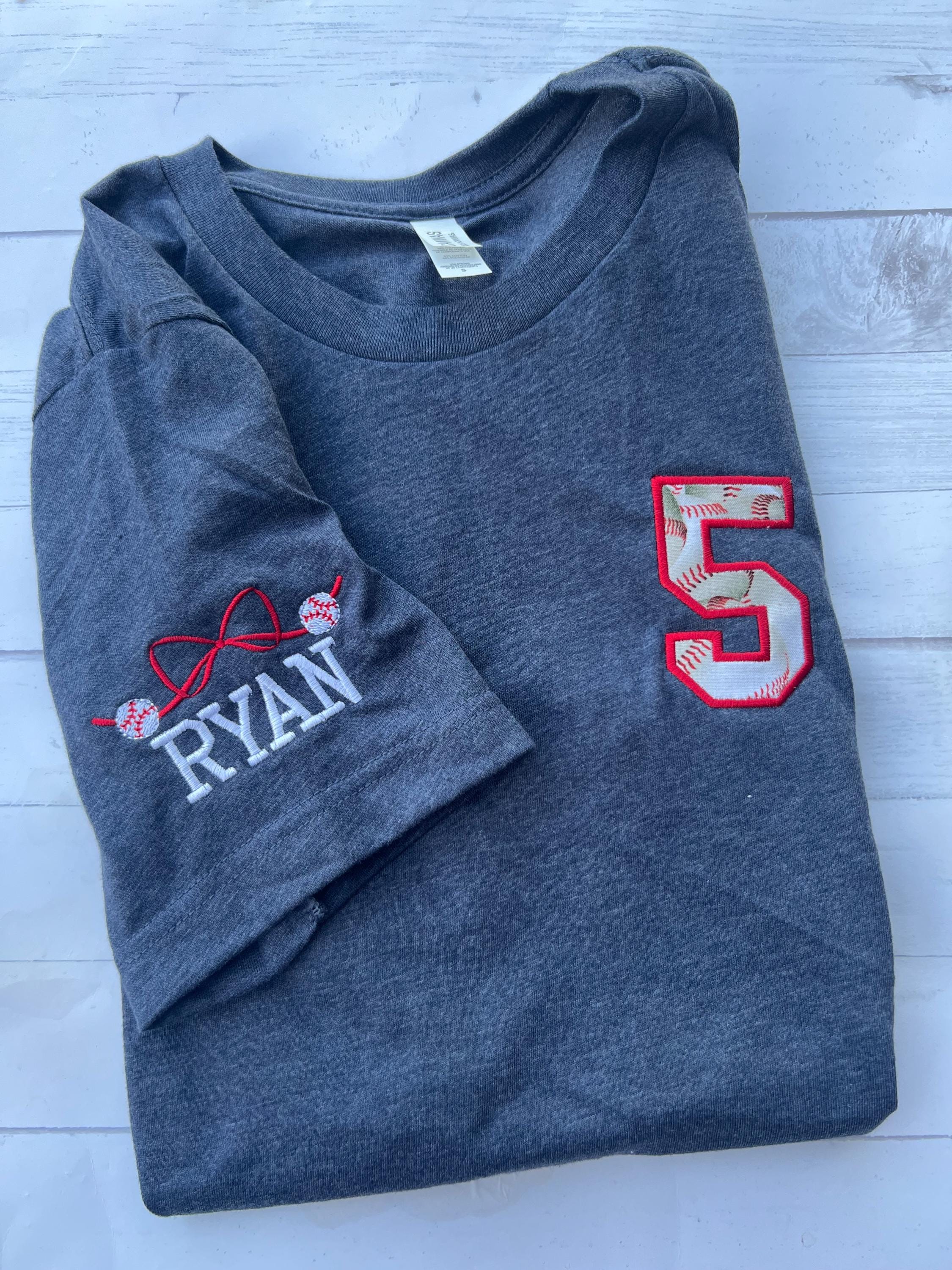 Personalized Softball Monogram Tee: Personalized Women's T-Shirt