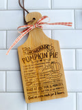 Mini Cutting Board - Engraved Cutting Board - Mini Cutting Boards - Farmhouse Cutting Board - Thanksgiving - Cookie Recipes - Christmas