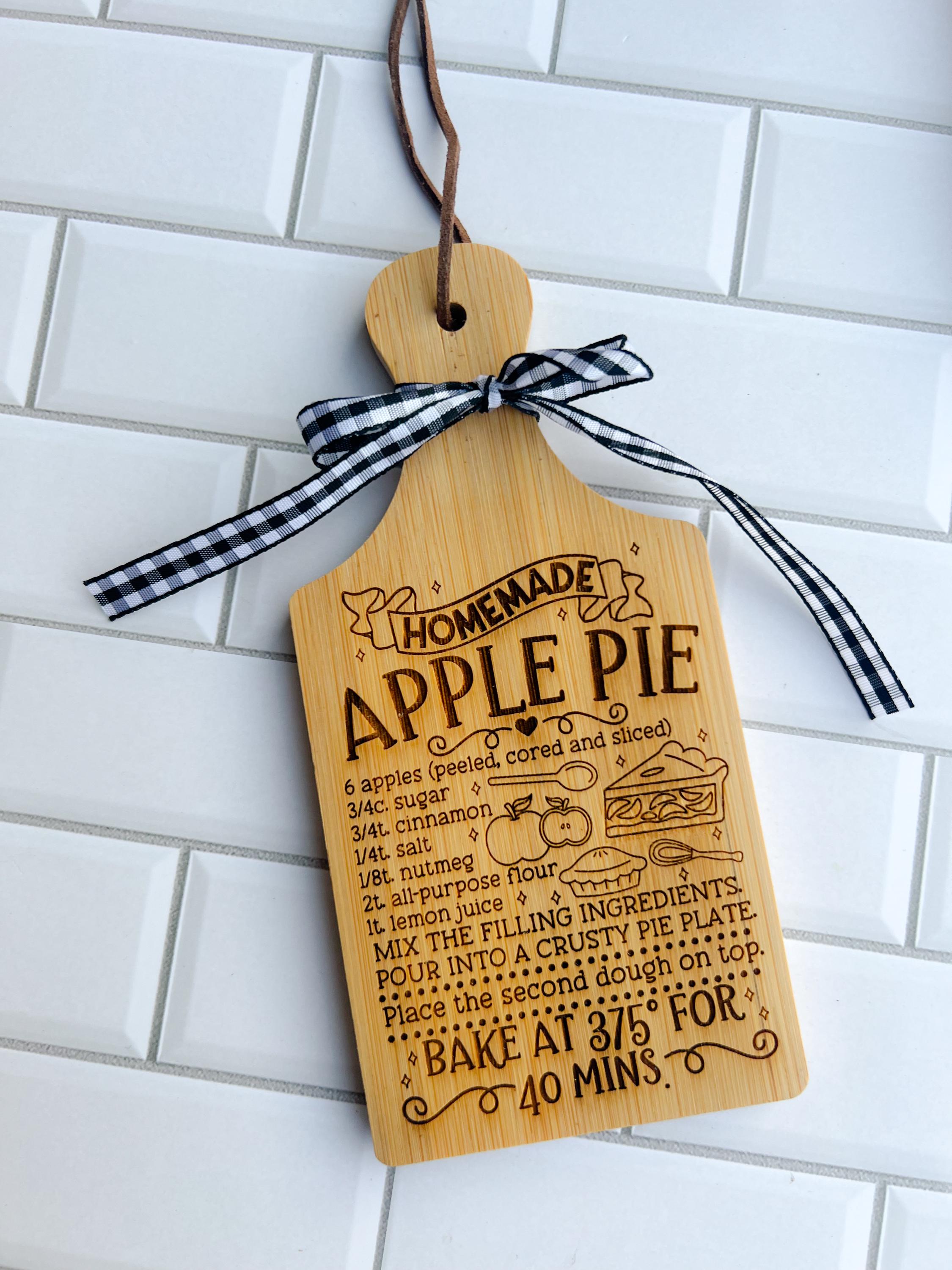 Christmas Gift Set - Engraved Cutting Board - Mini Cutting Boards - Tier Tray Decor - Gift for Her - Teacher Gift - Gift Set - Baking