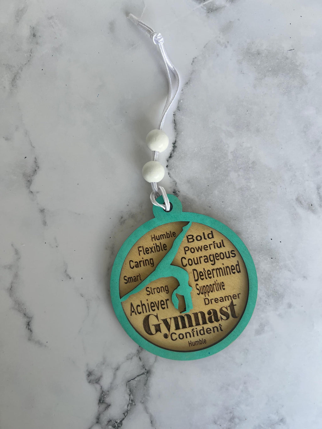 Gymnastics Gift Box - Gymnast Gift - Christmas Gift - Gift for Girls - Gymnastics Tumbler - Gymnastics Keychain-Ornament-Christmas Exchange