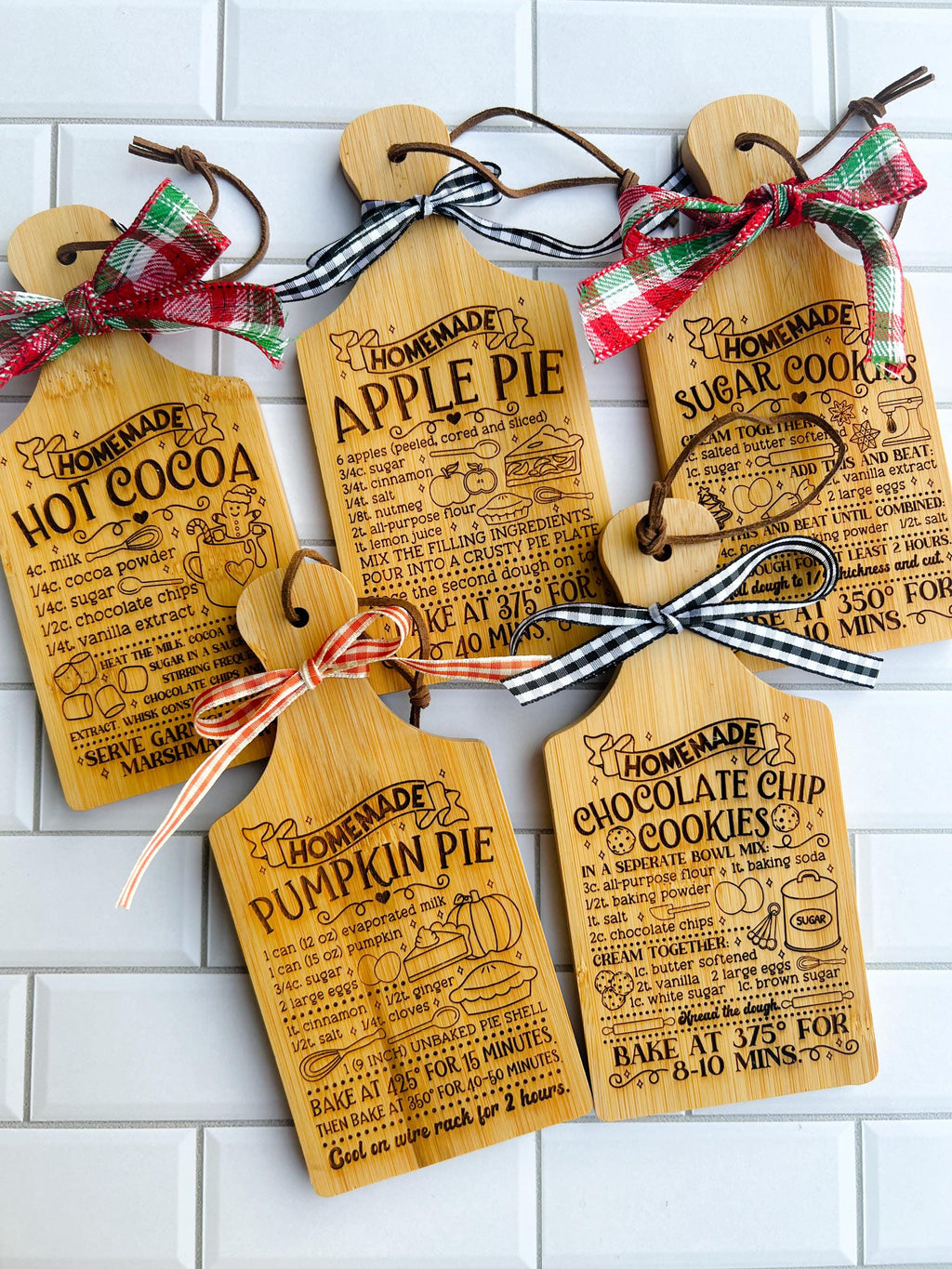 Mini Cutting Board - Engraved Cutting Board - Mini Cutting Boards - Farmhouse Cutting Board - Thanksgiving - Cookie Recipes - Christmas