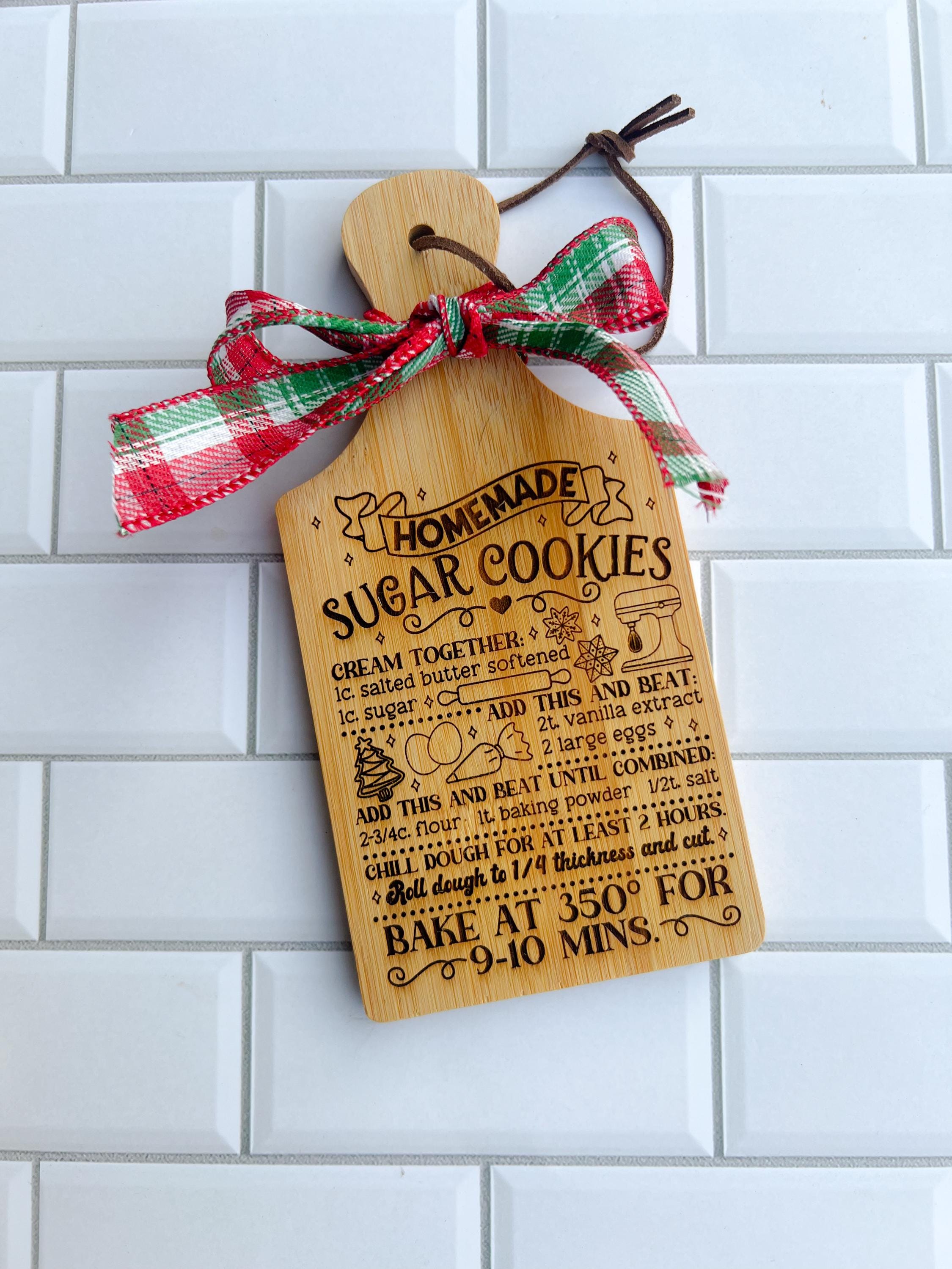 Mini Cutting Board - Engraved Cutting Board - Mini Cutting Boards - Farmhouse Cutting Board - Thanksgiving - Cookie Recipes - Christmas