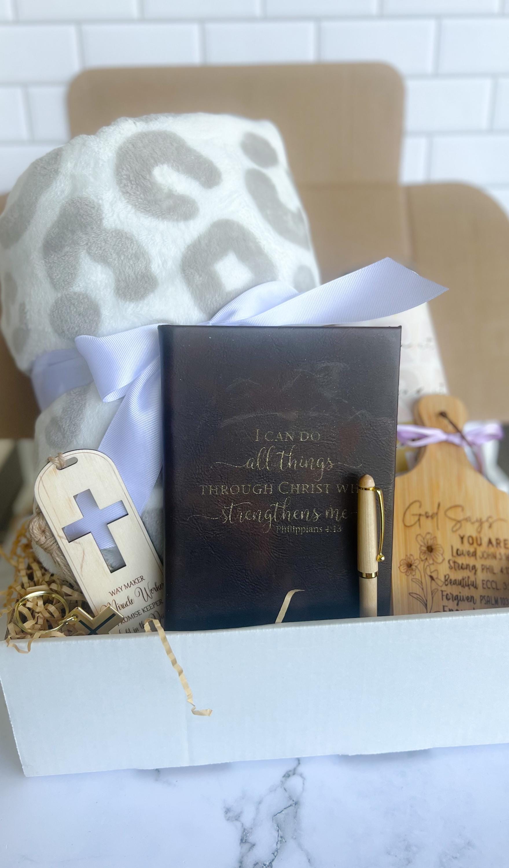 Christian Gift Box - Tumbler - Blanket - Journal - Gift Box for Women - Gratitude Gift Box - Spiritual