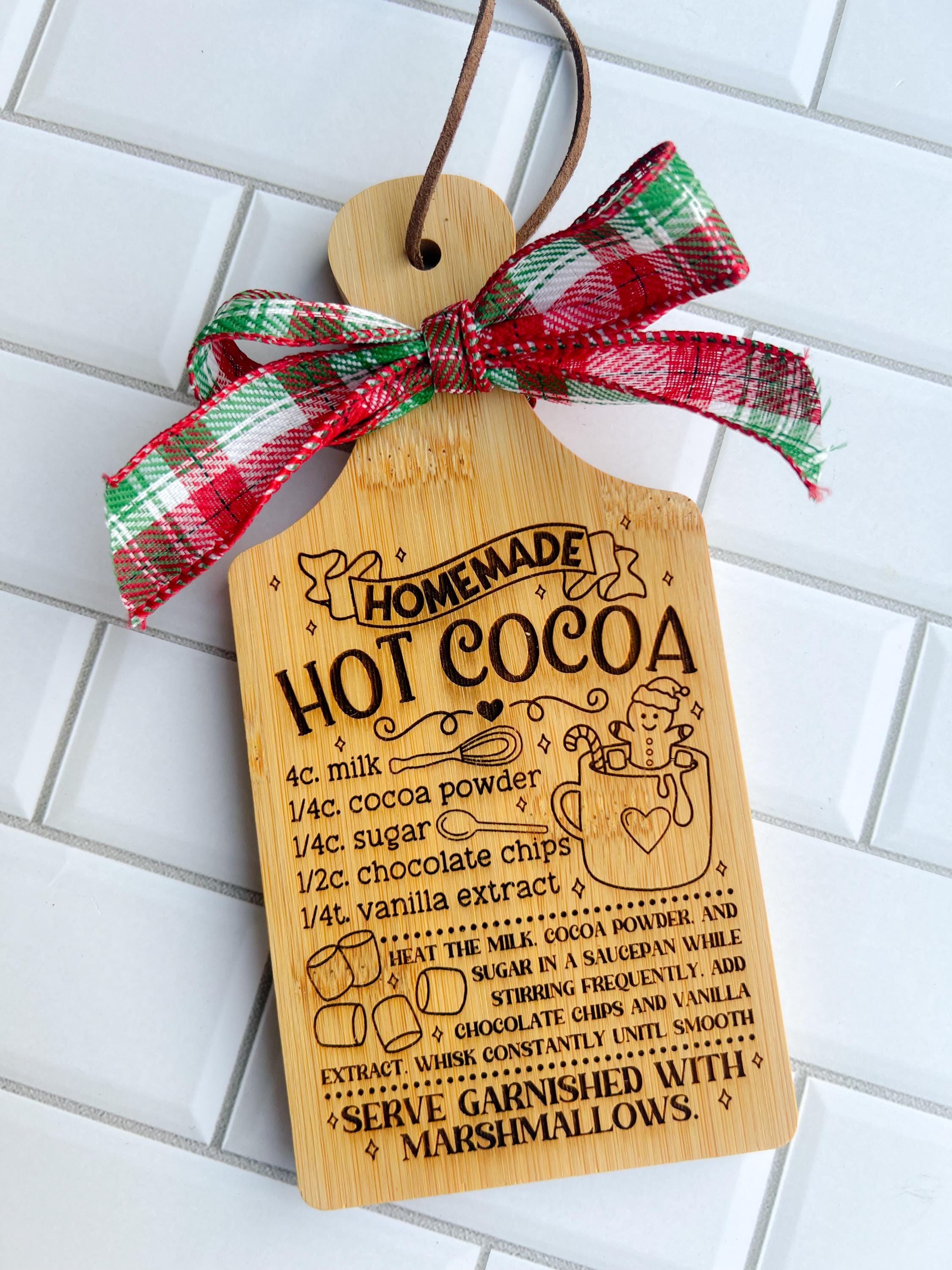 Christmas Gift Set - Engraved Cutting Board - Mini Cutting Boards - Tier Tray Decor - Gift for Her - Teacher Gift - Gift Set - Baking