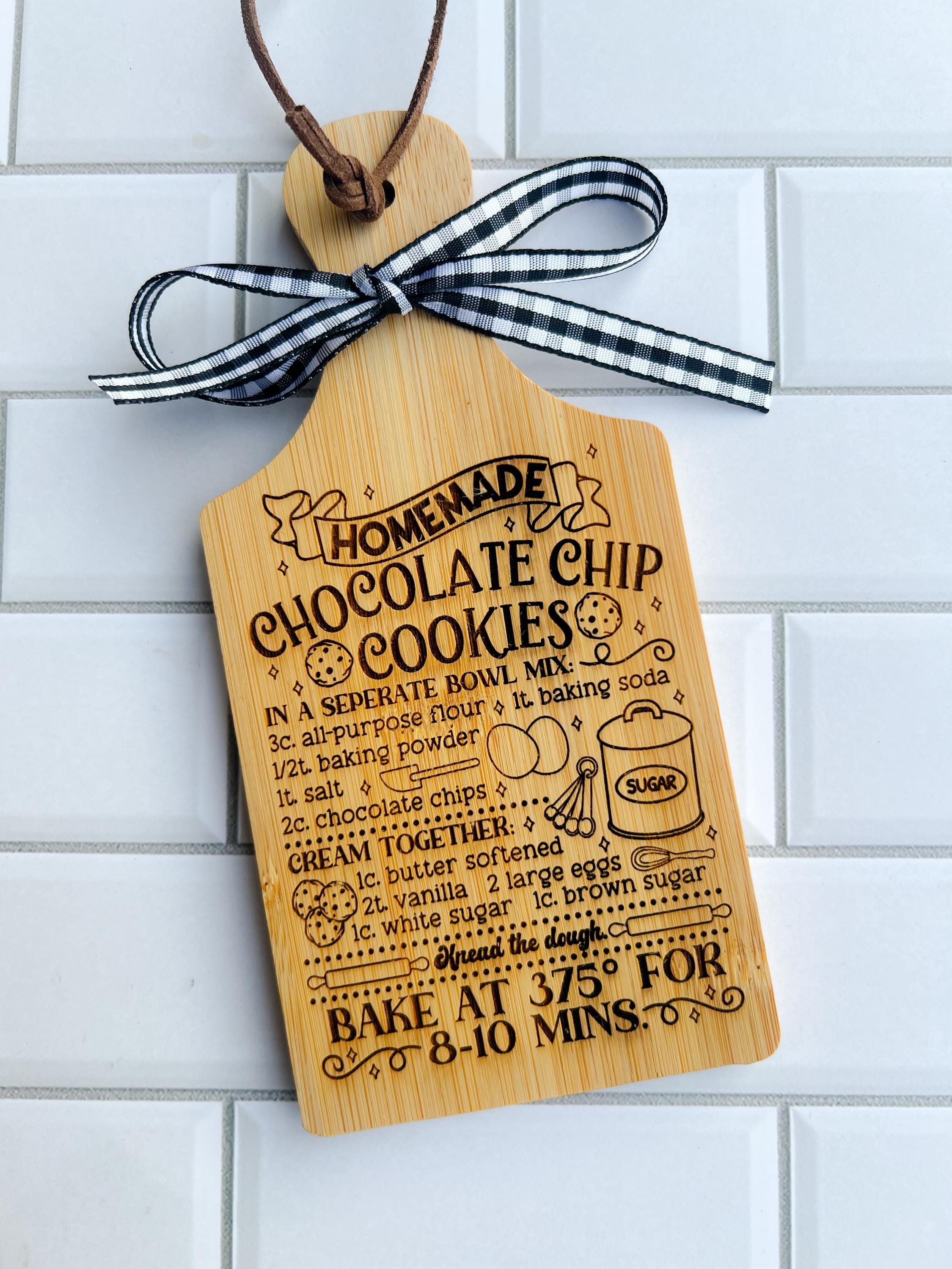 Christmas Gift Set - Engraved Cutting Board - Mini Cutting Boards - Tier Tray Decor - Gift for Her - Teacher Gift - Gift Set - Baking