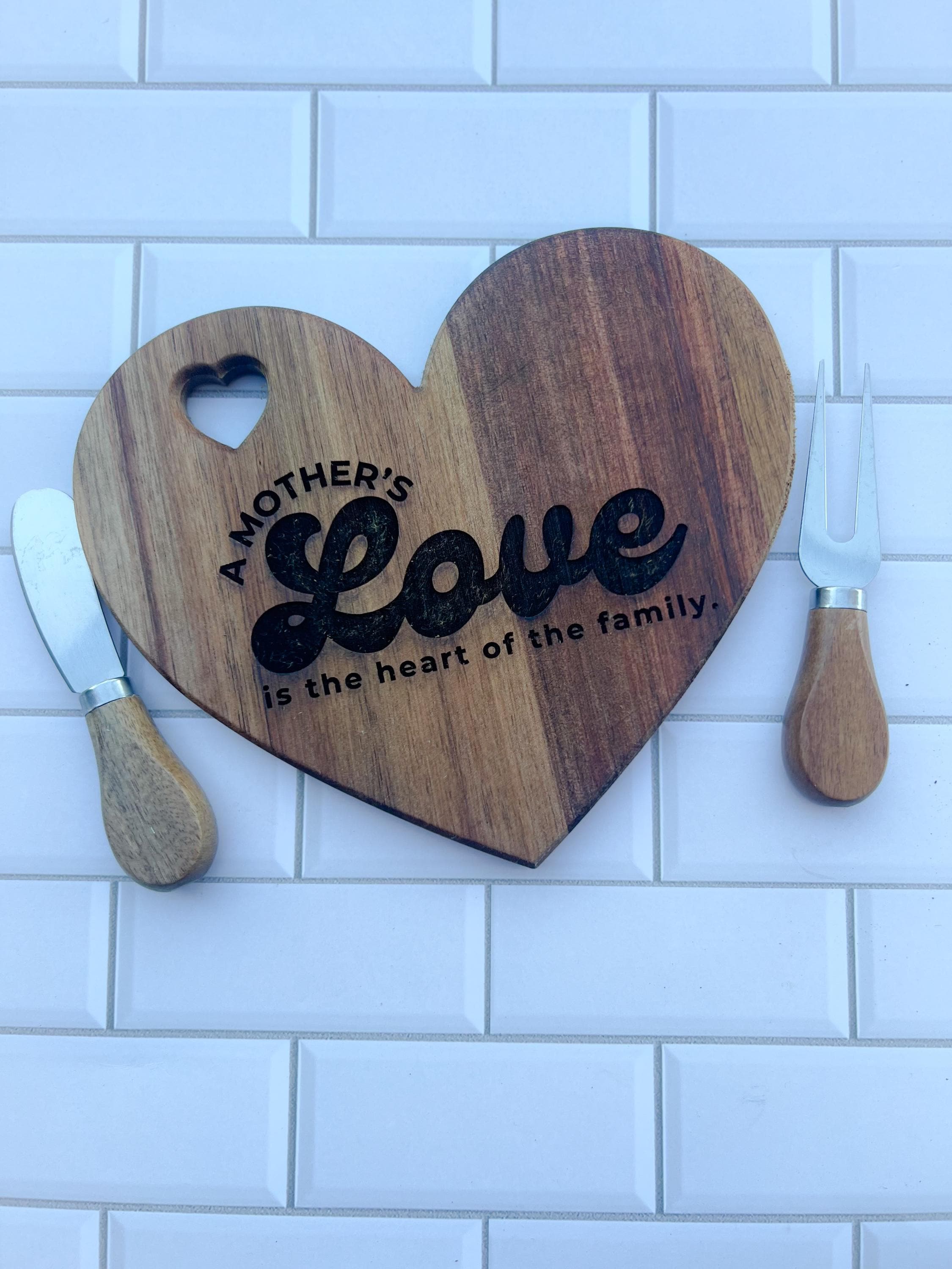 Mother's Day Charcuterie - Personalized Cheese Board - Wood Charcuterie Board - Valentine Gift -Housewarming - Wedding - Gift