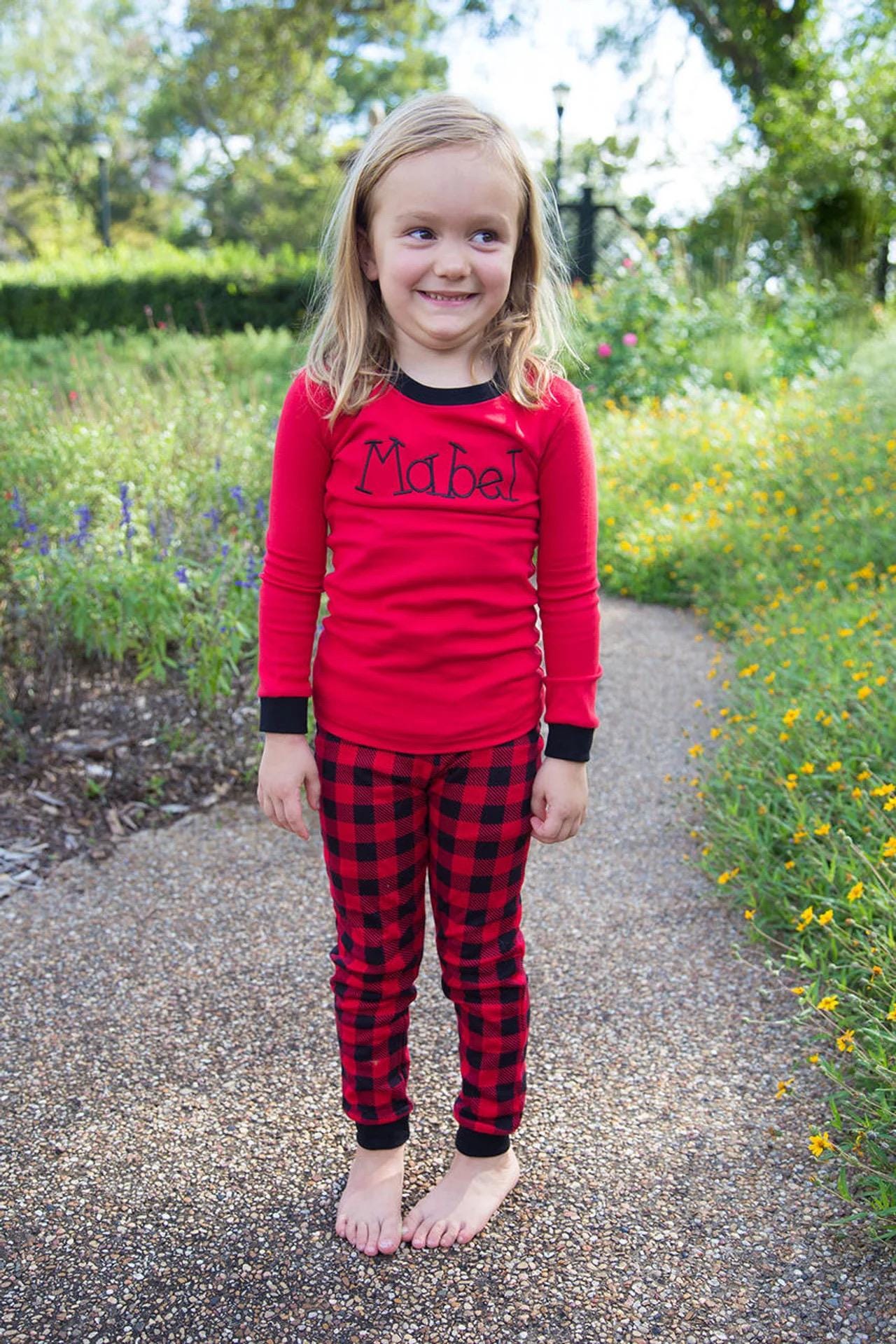 Valentine Pajamas - Valentine PJs- Pajamas- Personalized Valentine PJs - Monogrammed Valentine Pajamas -Matching Valentine Pajamas
