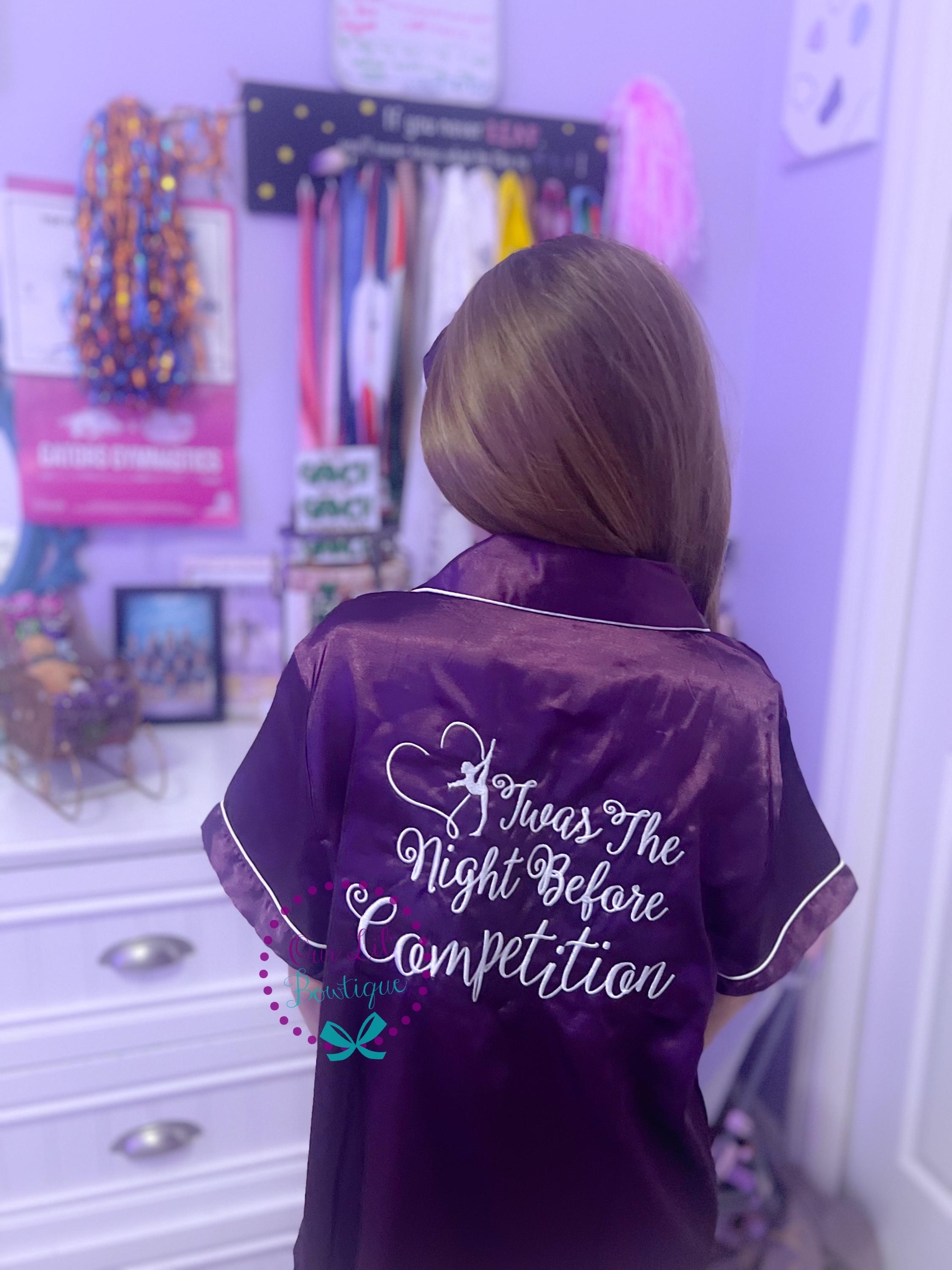 Cheer Pajamas - Cheer PJs - Cheer Birthday - Personalized Birthday Shirt - Night Before Competition - Kids Pajamas
