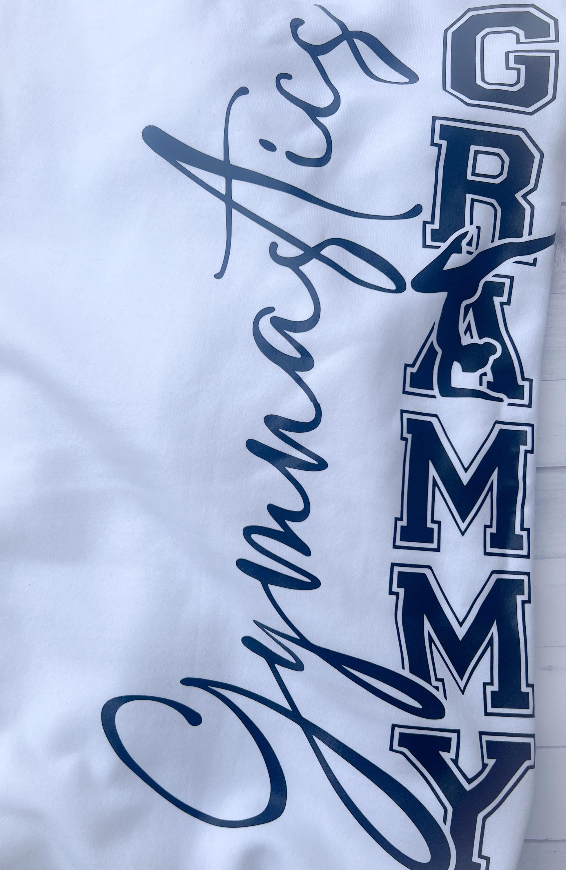 Personalized Gymnastics Grammy Shirt: Gymnastics Fan Apparel