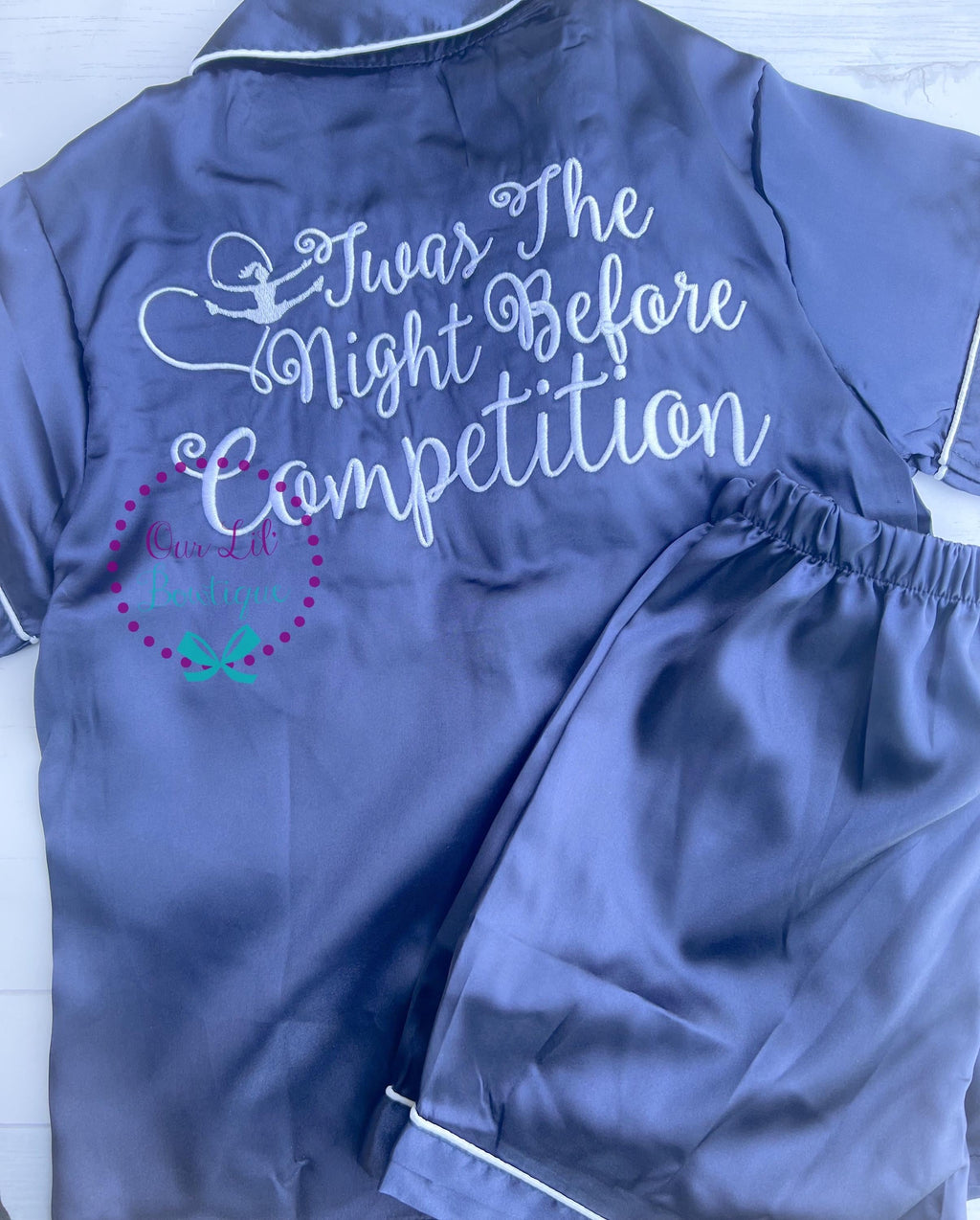 Cheer Pajamas - Cheer PJs - Cheer Birthday - Personalized Birthday Shirt - Night Before Competition - Kids Pajamas