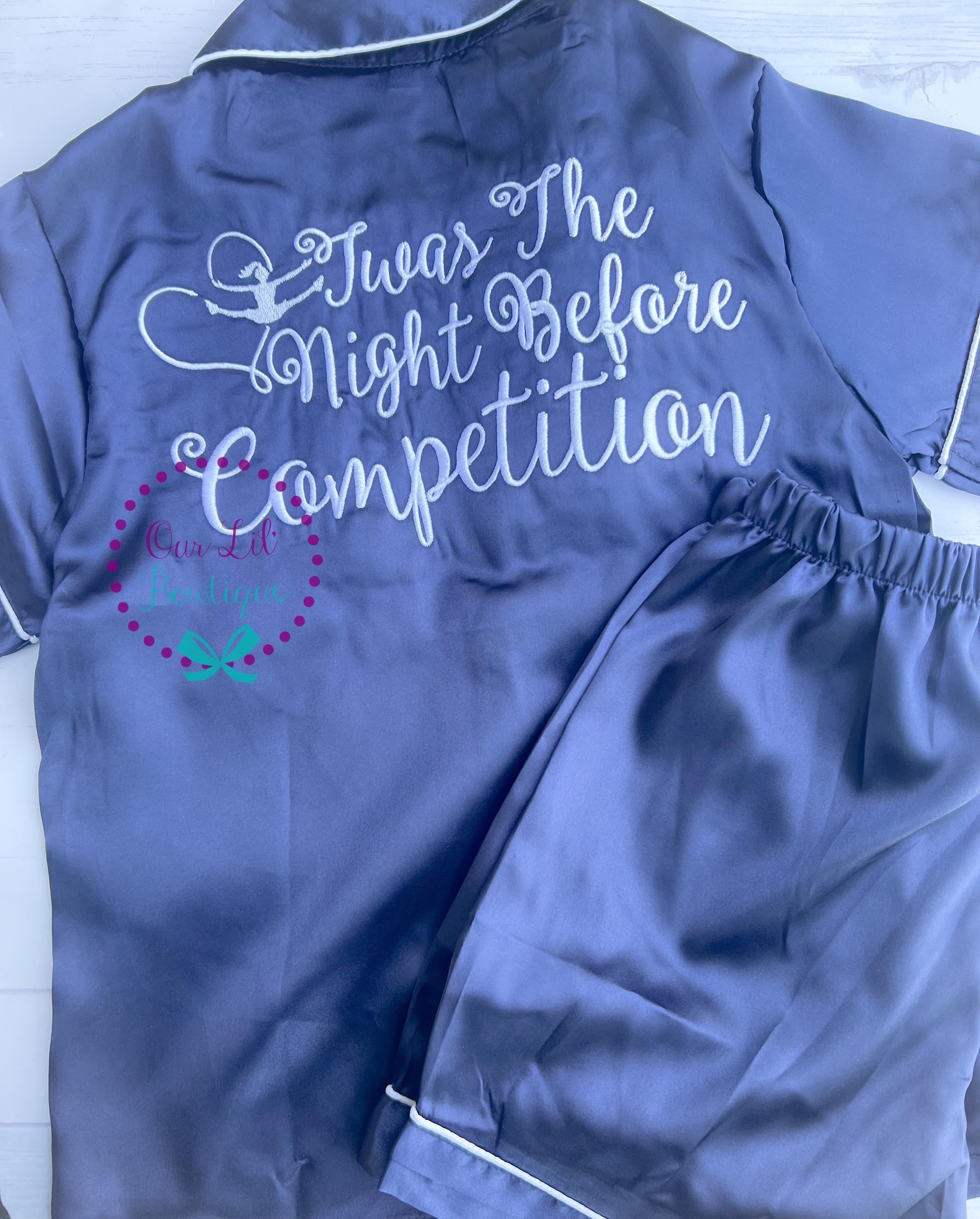 Cheer Pajamas - Cheer PJs - Cheer Birthday - Personalized Birthday Shirt - Night Before Competition - Kids Pajamas