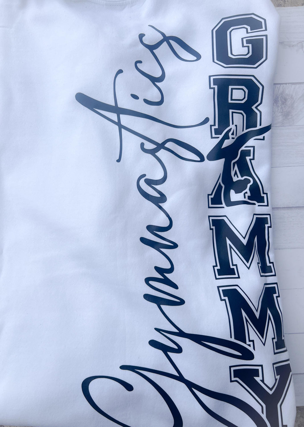 Personalized Gymnastics Grammy Shirt: Gymnastics Fan Apparel