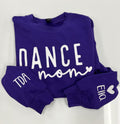 Personalized Dance Mom Shirt: Team Colors, Sleeve Name
